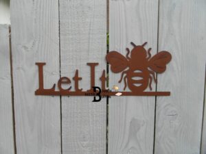 Wanddecoratie "Let it...bee" ecoroest